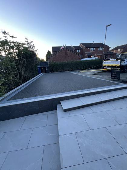 Resin Driveway, Raised & Tiled